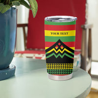 Hawaii Ku Kia'i Mauna Personalized Tumbler Cup Hawaiian Kanaka Maoli Motif LT9 - Polynesian Pride