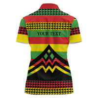 Hawaii Ku Kia'i Mauna Personalized Women Polo Shirt Hawaiian Kanaka Maoli Motif LT9 - Polynesian Pride
