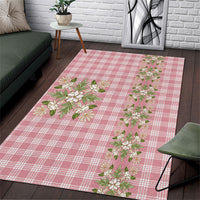 Akala Hamele Hawai'i Palaka Squares Maile Leaf Area Rug Flowers Hawaiian Quilt Patterns