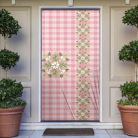 Akala Hamele Hawai'i Palaka Squares Maile Leaf Door Cover Flowers Hawaiian Quilt Patterns