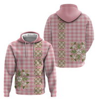 Akala Hamele Hawai'i Palaka Squares Maile Leaf Hoodie Flowers Hawaiian Quilt Patterns