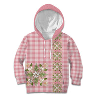 Akala Hamele Hawai'i Palaka Squares Maile Leaf Kid Hoodie Flowers Hawaiian Quilt Patterns