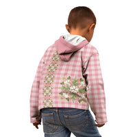 Akala Hamele Hawai'i Palaka Squares Maile Leaf Kid Hoodie Flowers Hawaiian Quilt Patterns