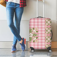 Akala Hamele Hawai'i Palaka Squares Maile Leaf Luggage Cover Flowers Hawaiian Quilt Patterns