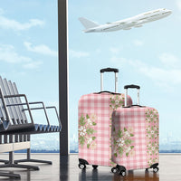 Akala Hamele Hawai'i Palaka Squares Maile Leaf Luggage Cover Flowers Hawaiian Quilt Patterns