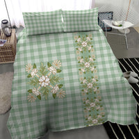Liko Kukui Hawai'i Palaka Squares Maile Leaf Bedding Set Flowers Hawaiian Quilt Patterns