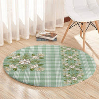 Liko Kukui Hawai'i Palaka Squares Maile Leaf Round Carpet Flowers Hawaiian Quilt Patterns