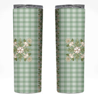 Liko Kukui Hawai'i Palaka Squares Maile Leaf Skinny Tumbler Flowers Hawaiian Quilt Patterns