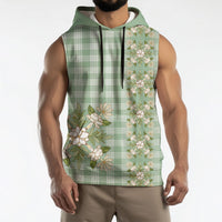 Liko Kukui Hawai'i Palaka Squares Maile Leaf Sleeveless Hoodie Flowers Hawaiian Quilt Patterns