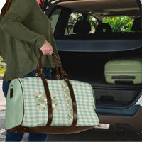 Liko Kukui Hawai'i Palaka Squares Maile Leaf Travel Bag Flowers Hawaiian Quilt Patterns