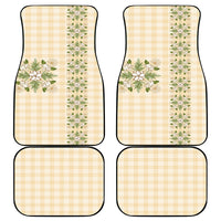 Melemele Ahiahia Hawai'i Palaka Squares Maile Leaf Car Mats Flowers Hawaiian Quilt Patterns
