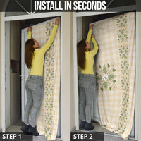 Melemele Ahiahia Hawai'i Palaka Squares Maile Leaf Door Cover Flowers Hawaiian Quilt Patterns