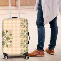 Melemele Ahiahia Hawai'i Palaka Squares Maile Leaf Luggage Cover Flowers Hawaiian Quilt Patterns