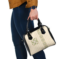 Melemele Ahiahia Hawai'i Palaka Squares Maile Leaf Shoulder Handbag Flowers Hawaiian Quilt Patterns