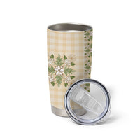 Melemele Ahiahia Hawai'i Palaka Squares Maile Leaf Tumbler Cup Flowers Hawaiian Quilt Patterns