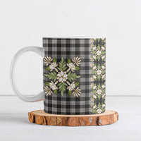 Pauli Hawai'i Palaka Squares Maile Leaf Ceramic Mug Flowers Hawaiian Quilt Patterns