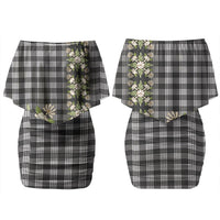 Pauli Hawai'i Palaka Squares Maile Leaf Couples Matching Off Shoulder Short Dress and Hawaiian Shirt Flowers Hawaiian Quilt Patterns