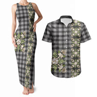 Pauli Hawai'i Palaka Squares Maile Leaf Couples Matching Tank Maxi Dress and Hawaiian Shirt Flowers Hawaiian Quilt Patterns