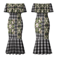 Pauli Hawai'i Palaka Squares Maile Leaf Family Matching Mermaid Dress and Hawaiian Shirt Flowers Hawaiian Quilt Patterns