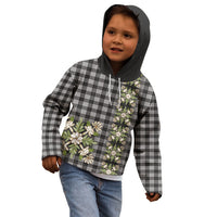 Pauli Hawai'i Palaka Squares Maile Leaf Kid Hoodie Flowers Hawaiian Quilt Patterns