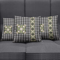 Pauli Hawai'i Palaka Squares Maile Leaf Pillow Cover Flowers Hawaiian Quilt Patterns