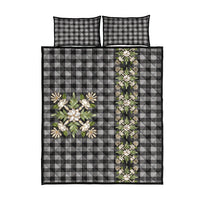 Pauli Hawai'i Palaka Squares Maile Leaf Quilt Bed Set Flowers Hawaiian Quilt Patterns