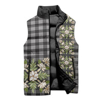 Pauli Hawai'i Palaka Squares Maile Leaf Sleeveless Puffer Jacket Flowers Hawaiian Quilt Patterns