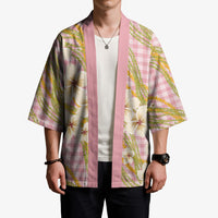 Akala Hamele Palaka Plumeria Kimono Puakenikeni and Maile Lei