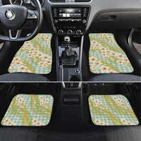 Liko Kukui Hawai'i Palaka Plumeria Car Mats Puakenikeni and Maile Lei