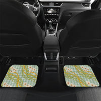 Liko Kukui Hawai'i Palaka Plumeria Car Mats Puakenikeni and Maile Lei