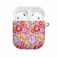 Palaka with Honu and Hibiscus AirPods Case Hawaiian Heritage Spirit - Polynesian Pride