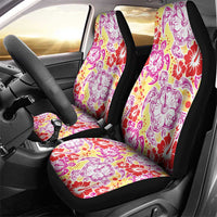 Palaka with Honu and Hibiscus Car Seat Cover Hawaiian Heritage Spirit - Polynesian Pride