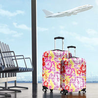 Palaka with Honu and Hibiscus Luggage Cover Hawaiian Heritage Spirit - Polynesian Pride