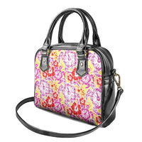 Palaka with Honu and Hibiscus Shoulder Handbag Hawaiian Heritage Spirit - Polynesian Pride