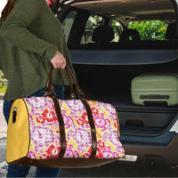 Palaka with Honu and Hibiscus Travel Bag Hawaiian Heritage Spirit - Polynesian Pride