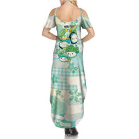 Personalized Japanese Kawaii Sushi Family Matching Summer Maxi Dress and Hawaiian Shirt Green Wagara Palaka This Is How I Roll