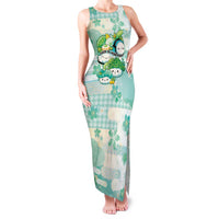 Personalized Japanese Kawaii Sushi Family Matching Tank Maxi Dress and Hawaiian Shirt Green Wagara Palaka This Is How I Roll