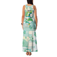 Personalized Japanese Kawaii Sushi Family Matching Tank Maxi Dress and Hawaiian Shirt Green Wagara Palaka This Is How I Roll