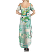 Personalized Japanese Kawaii Sushi Summer Maxi Dress Green Wagara Palaka This Is How I Roll