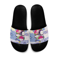 Japanese Kawaii Sushi Slide Sandals Blue Wagara Palaka This Is How I Roll