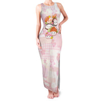 Personalized Japanese Kawaii Sushi Family Matching Tank Maxi Dress and Hawaiian Shirt Pink Wagara Palaka This Is How I Roll