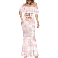 Personalized Japanese Kawaii Sushi Mermaid Dress Pink Wagara Palaka This Is How I Roll