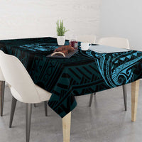 Blue Guam Latte Stone Tribal Tattoo Tablecloth Hafa Adai Six 7 One