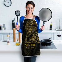 Gold Guam Latte Stone Tribal Tattoo Apron Hafa Adai Six 7 One - Polynesian Pride