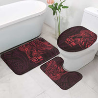 Oxblood Guam Latte Stone Tribal Tattoo Bathroom Set Hafa Adai Six 7 One - Polynesian Pride