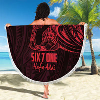 Oxblood Guam Latte Stone Tribal Tattoo Beach Blanket Hafa Adai Six 7 One