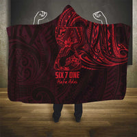 Oxblood Guam Latte Stone Tribal Tattoo Hooded Blanket Hafa Adai Six 7 One