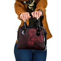 Oxblood Guam Latte Stone Tribal Tattoo Shoulder Handbag Hafa Adai Six 7 One