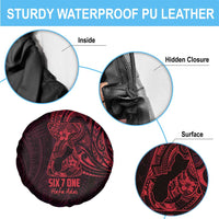 Oxblood Guam Latte Stone Tribal Tattoo Spare Tire Cover Hafa Adai Six 7 One