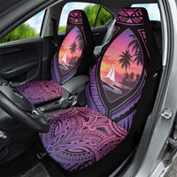Guam Chamorro Artsy Car Seat Cover Guahan Sunset Beach